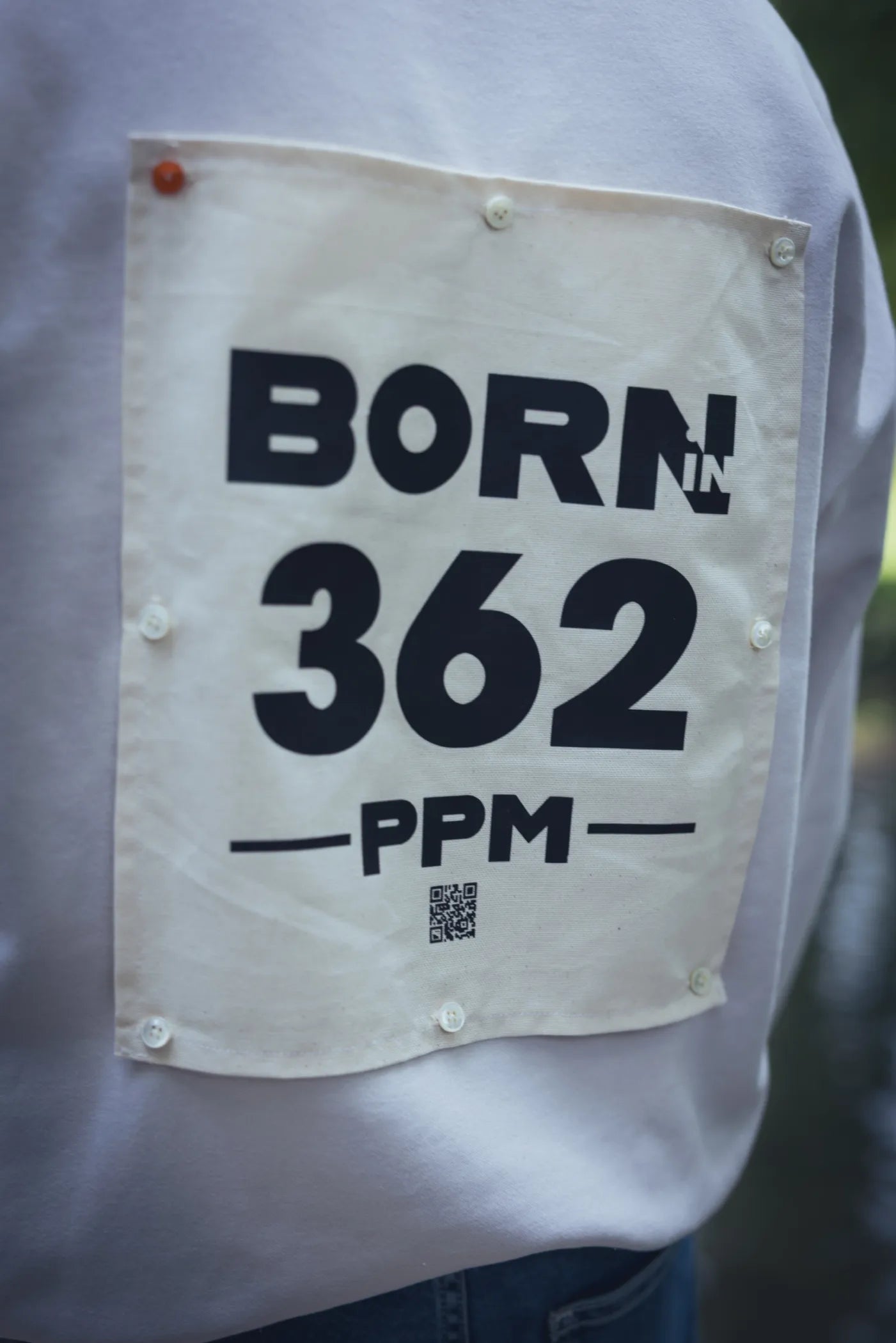 Le sweat "BORN IN ... PPM" (Personnalisé & revalorisé)