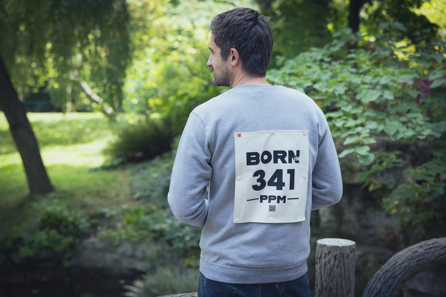 Le sweat "BORN IN ... PPM" (Personnalisé & revalorisé)