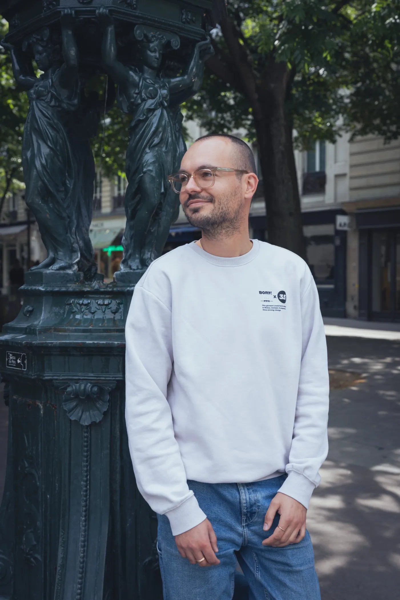 Le sweat "BORN IN ... PPM" (Personnalisé & revalorisé)