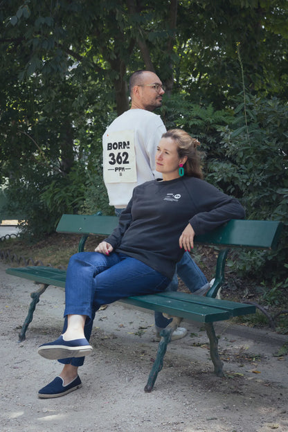 Le sweat "BORN IN ... PPM" (Personnalisé & revalorisé)