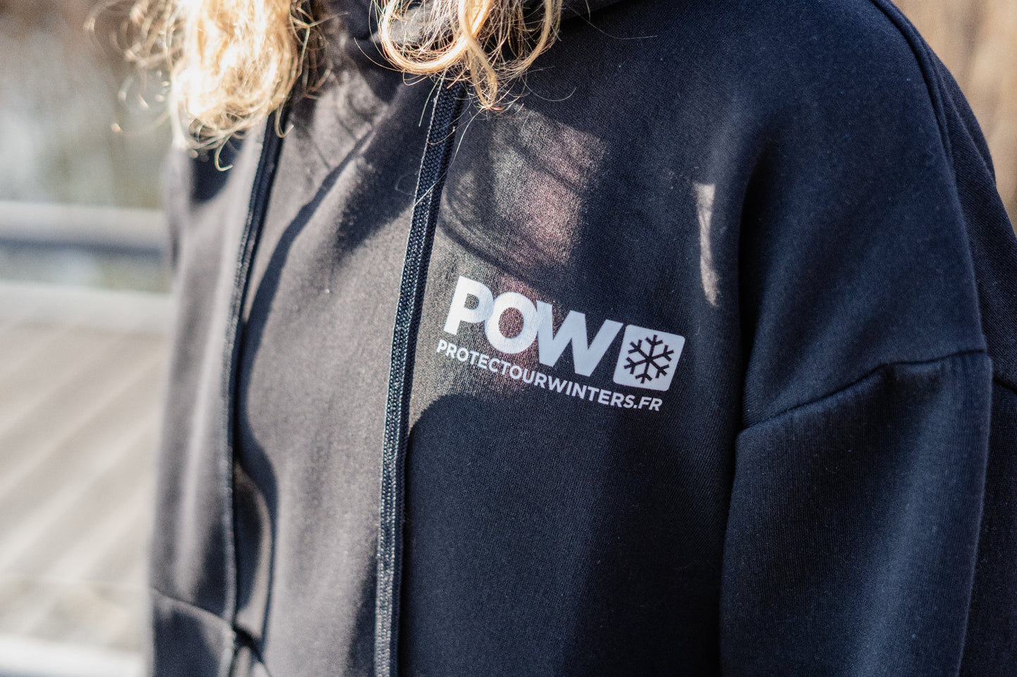 Hoodie Upcyclé POW